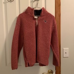 Victoria Secret PINK Sherpa Quarter Zip